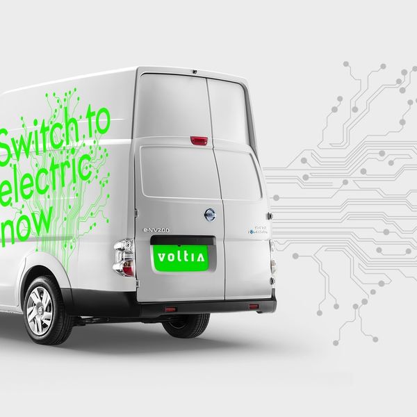 Nissan e nv200 xl voltia electric van rear